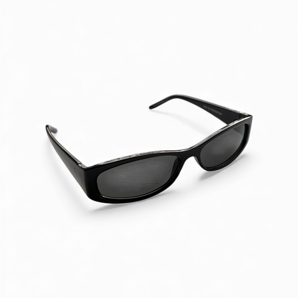 Stylish Black Rectangular Sunglasses